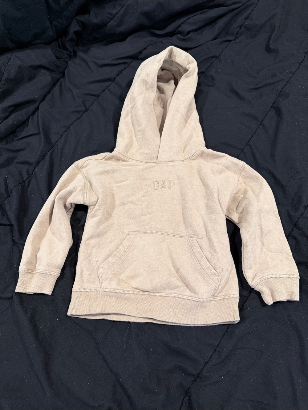 GAP Kids Beige Hoodie with Front Pocket 4t